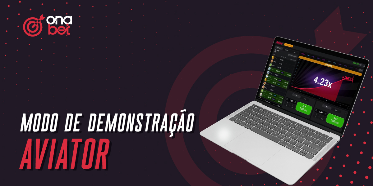 Características do modo de demonstração do jogo Aviator no Onabet
