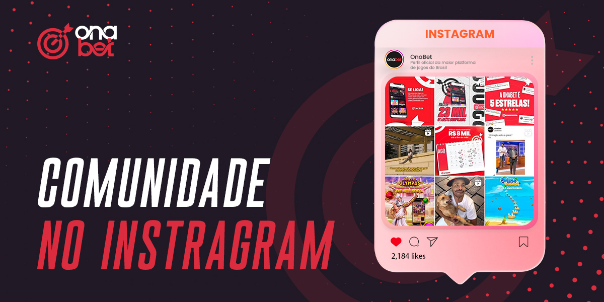 Página de Instagram da casa de apostas OnaBet