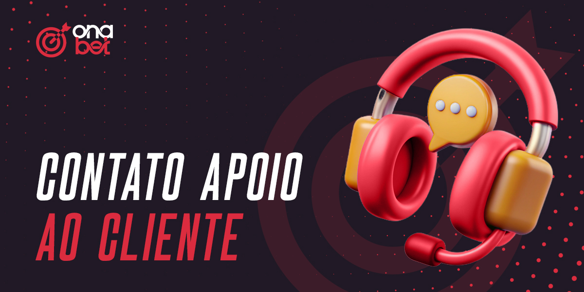 Instruções para contactar a equipa de apoio Onabet