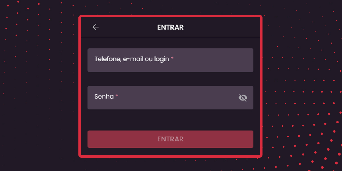 As entradas obrigatórias no site da onabet que você precisa preencher para se inscrever.