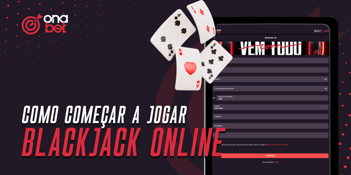 Instruções para começar a jogar Blackjack no Onabet
