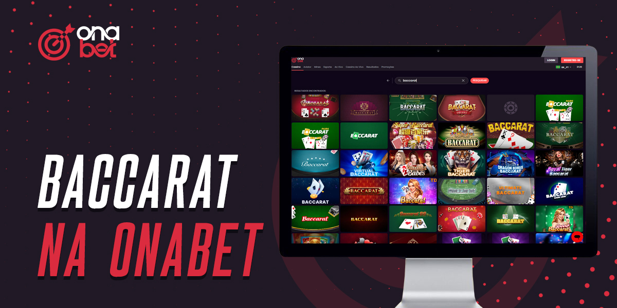 Baccarat Online no site do Onabet Casino