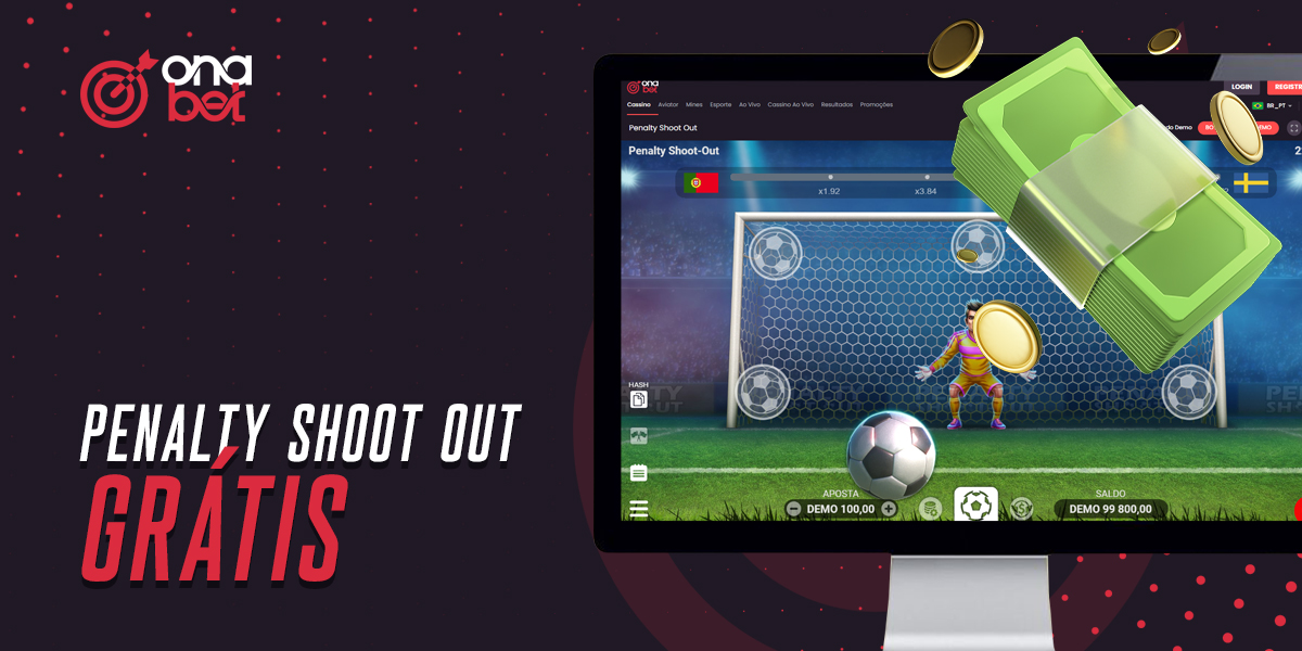Versão de demonstração do jogo Penalty Shoot Out no Onabet