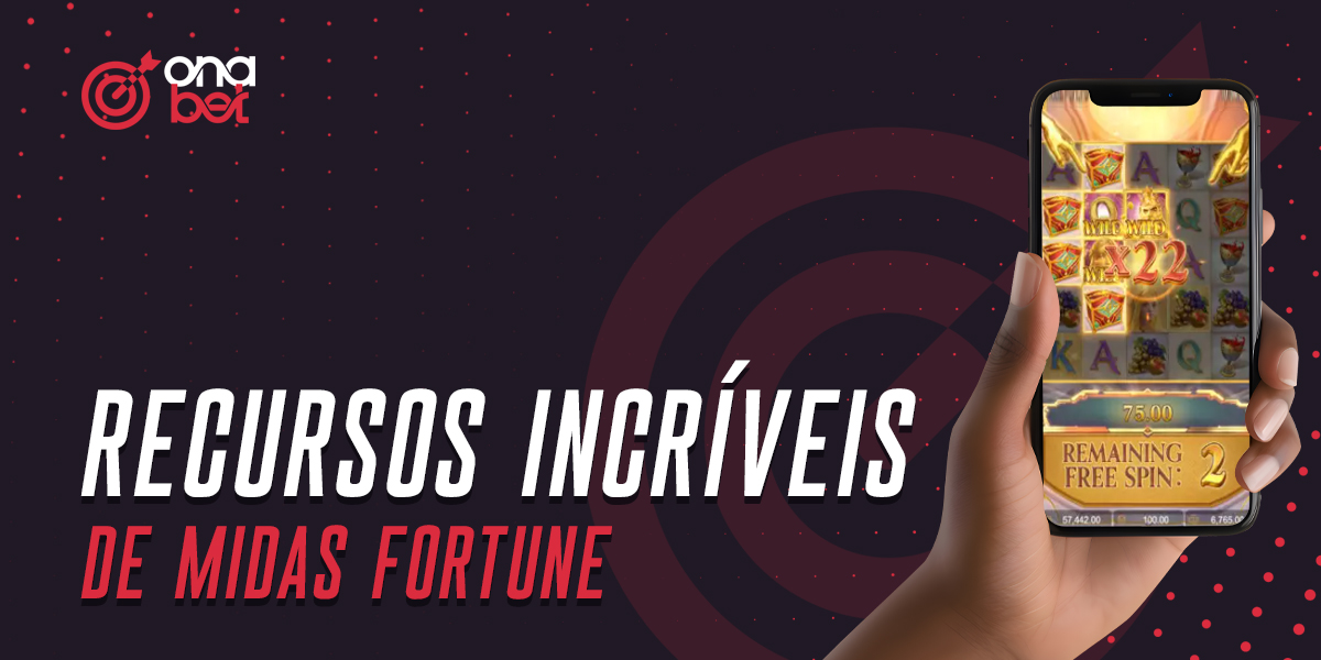 Funcionalidades da slot Midas Fortune disponíveis para os utilizadores de Onabet